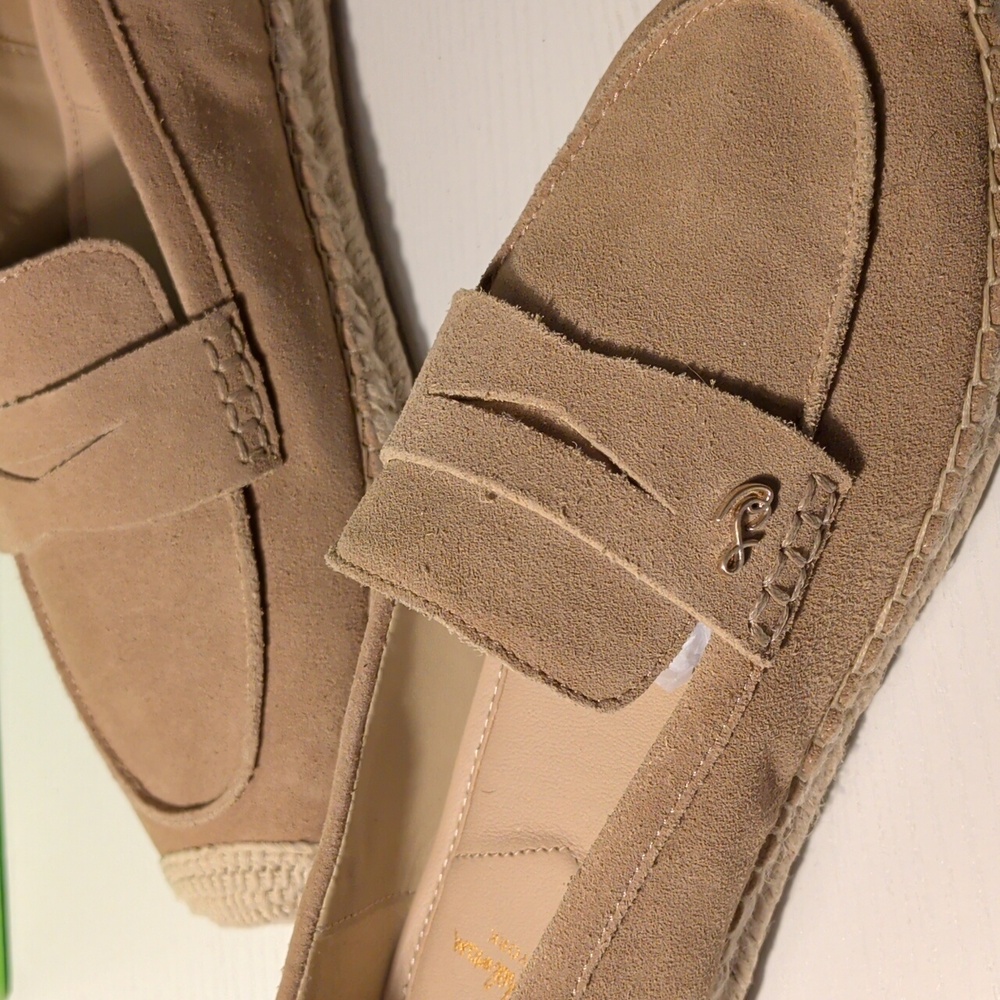 Sam Edelman 8 NIB Suede Loafer Taupe - Picture 2 of 8
